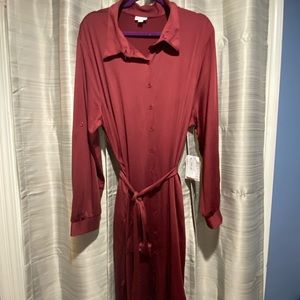Moving Sale - Burgundy Ellie Dress (LulaRoe) NWT